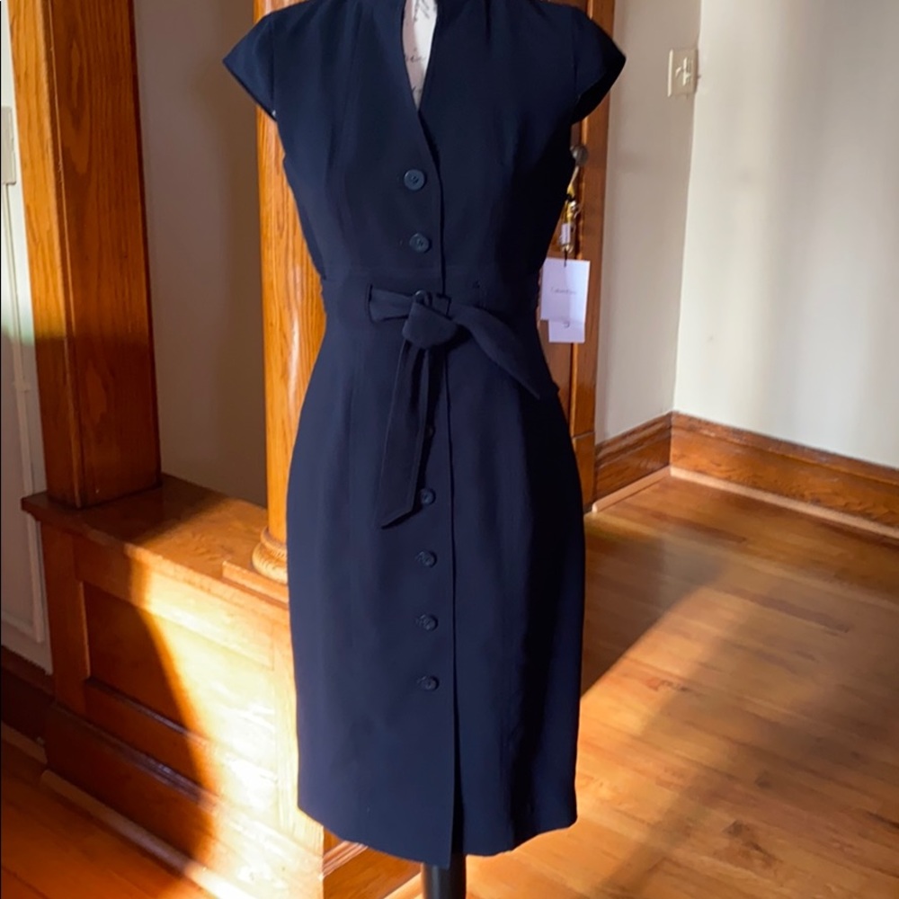 **NWT**Calvin Klein dress, navy size 4, classic